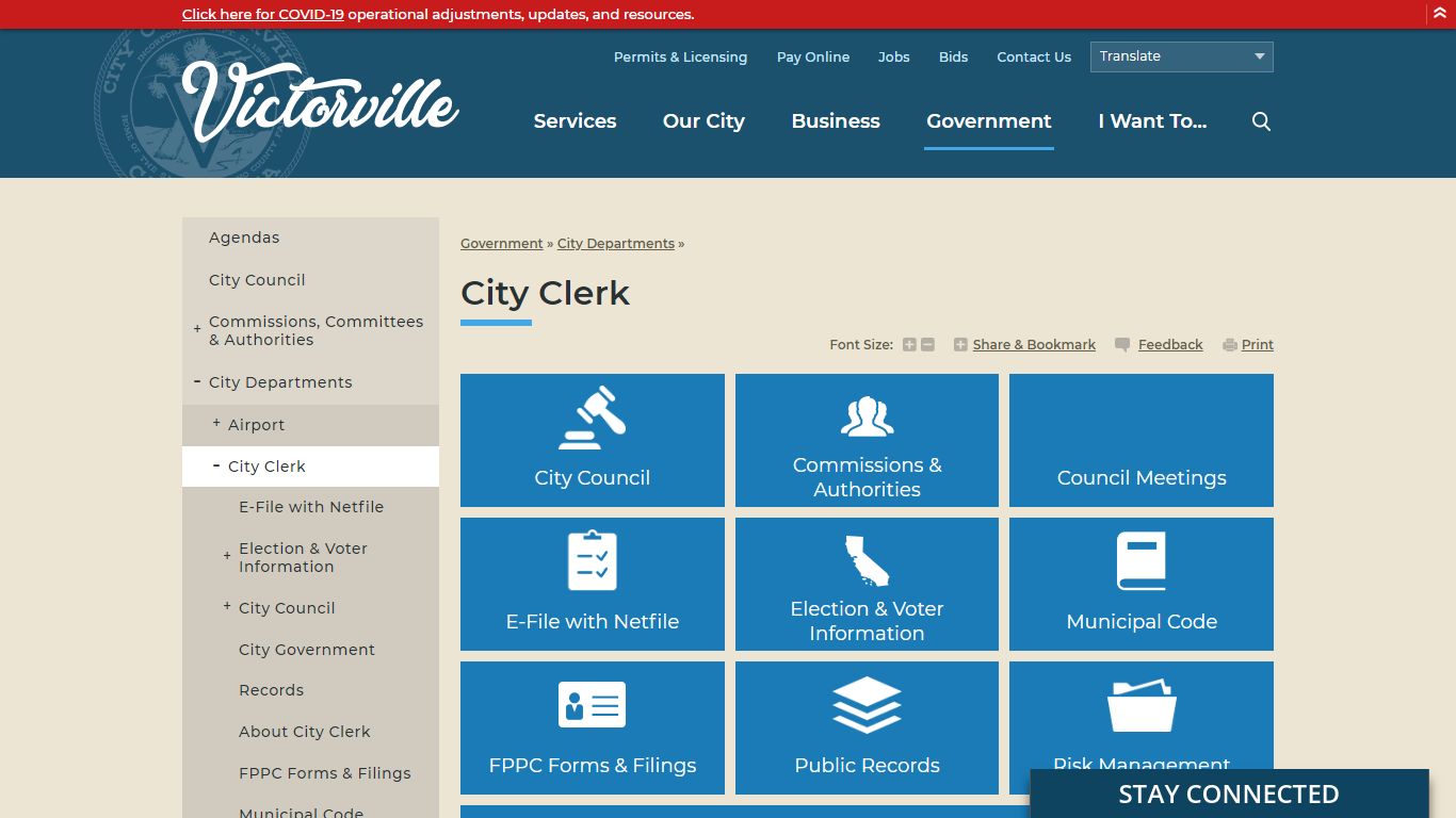 City Clerk | Victorville, CA
